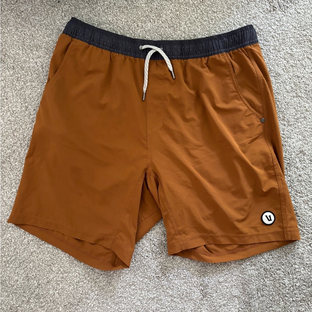 Vuori Kore 7” Athletic Shorts - Copper - Lined